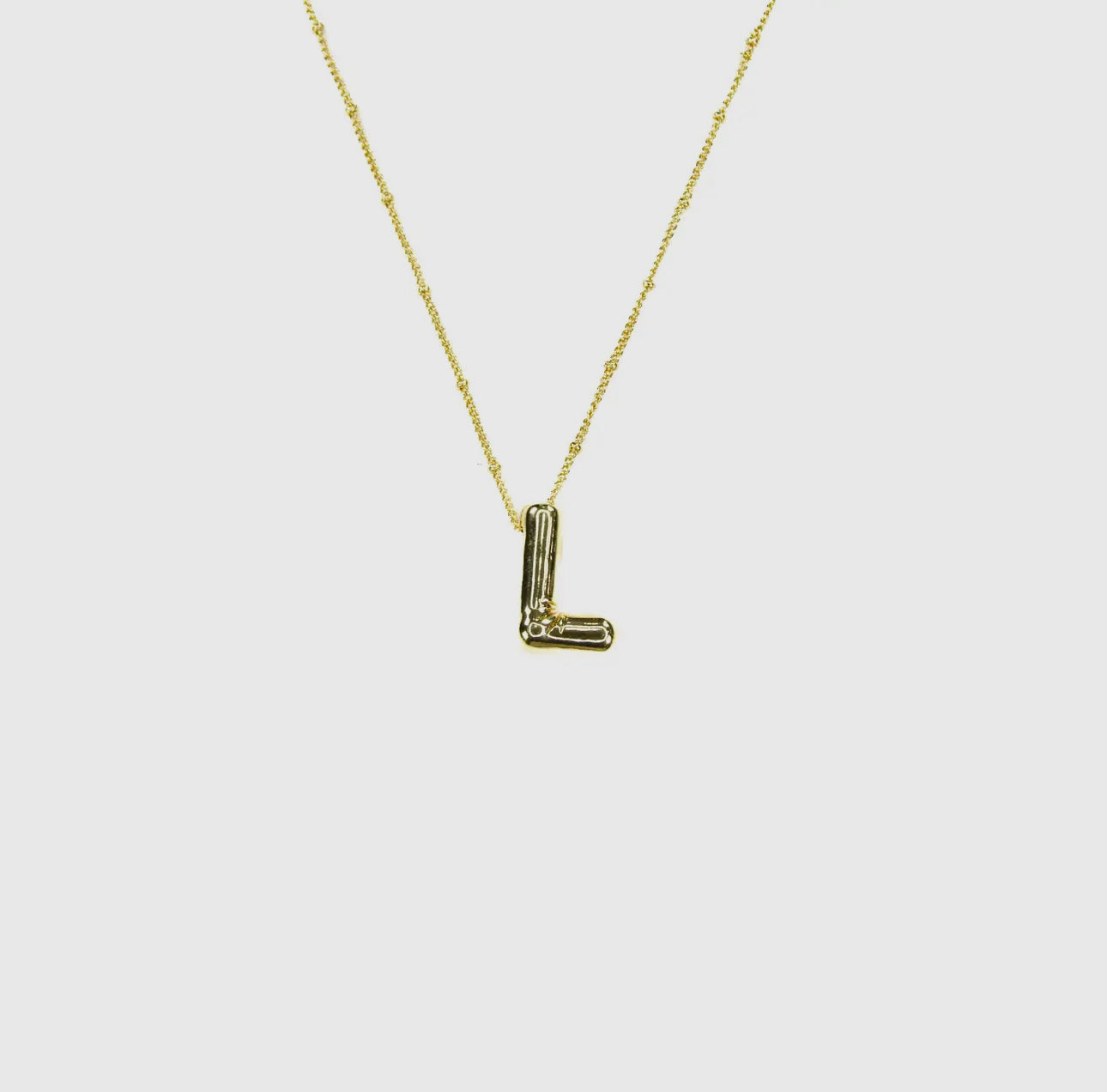 Letter Bubble Necklace