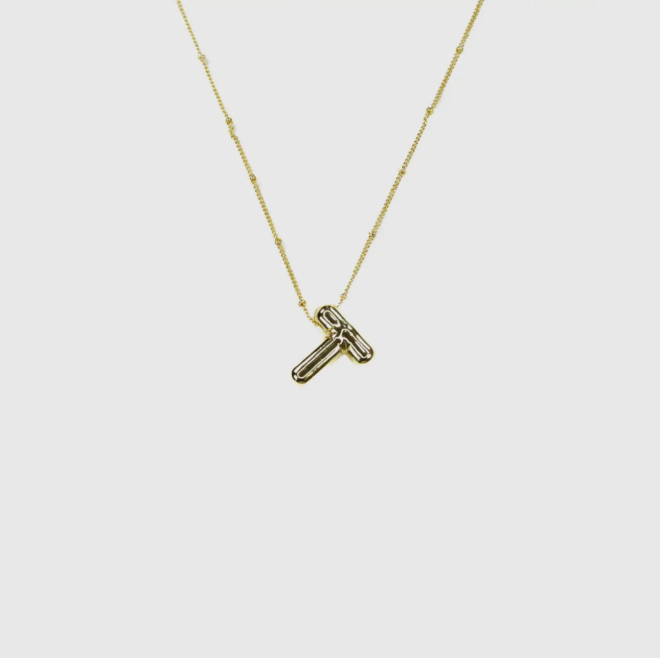 Letter Bubble Necklace