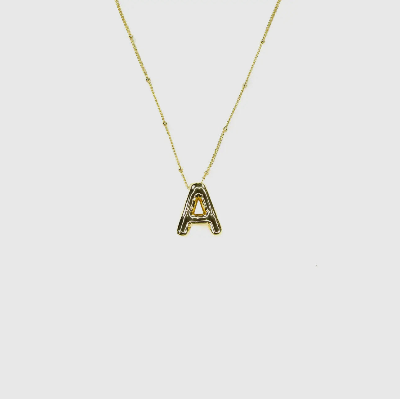 Letter Bubble Necklace