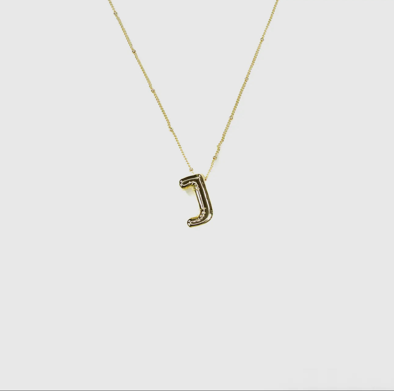 Letter Bubble Necklace