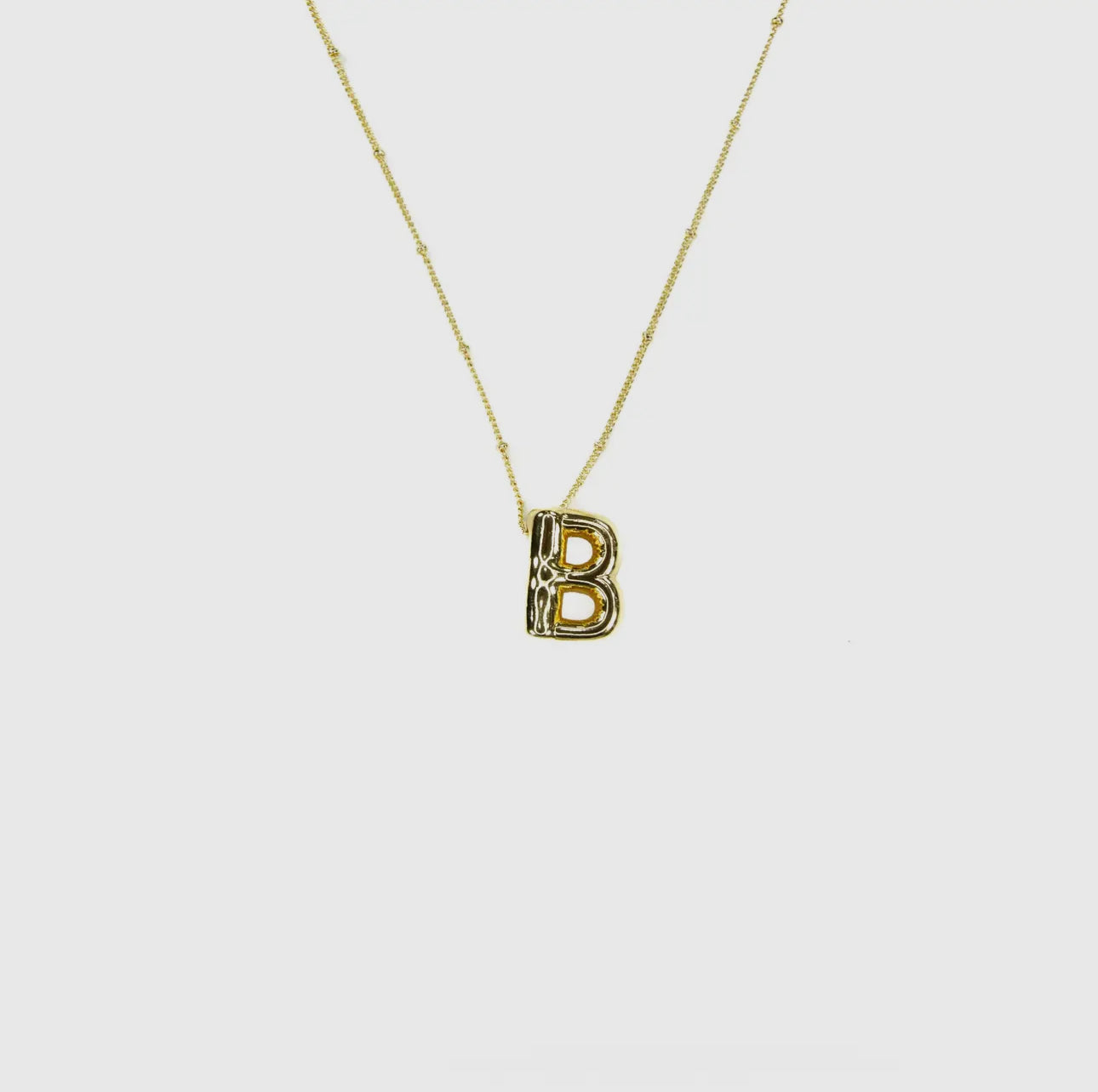 Letter Bubble Necklace