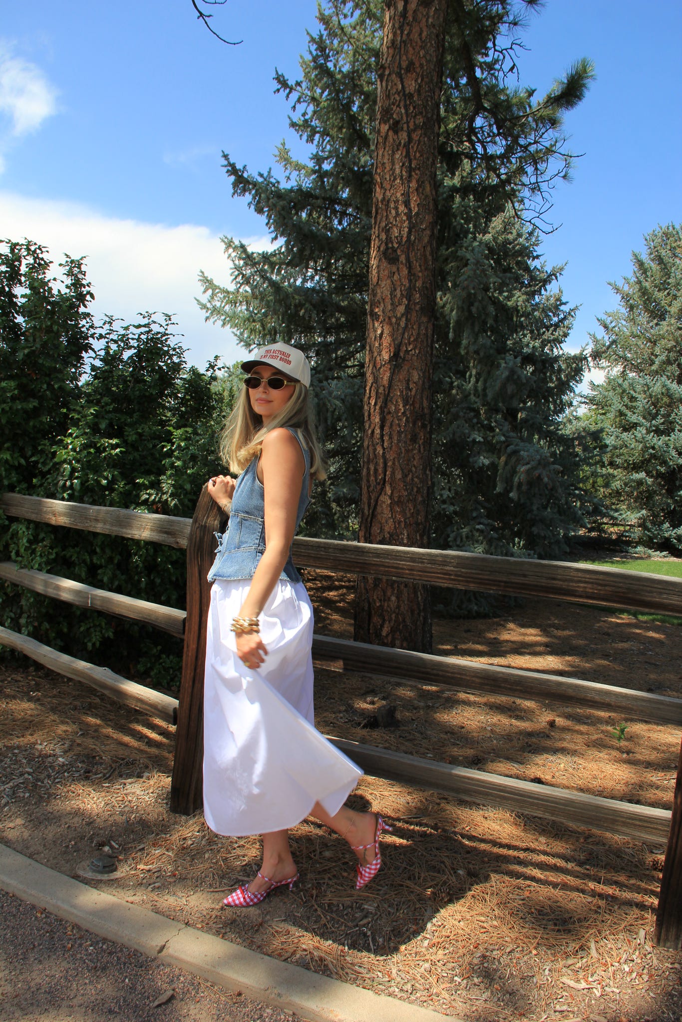 Winnie Cotton Maxi Skirt