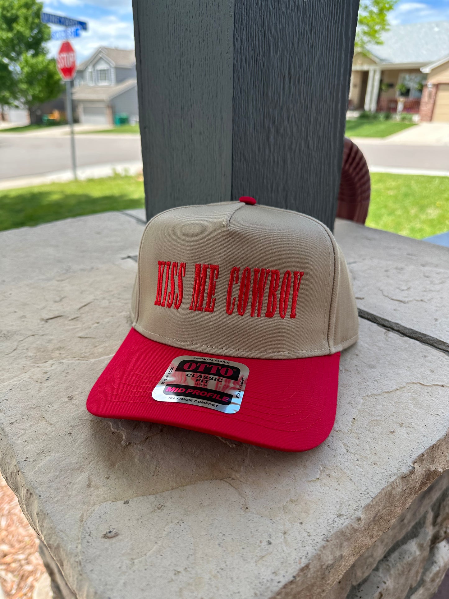 Kiss Me Cowboy Trucker Hat