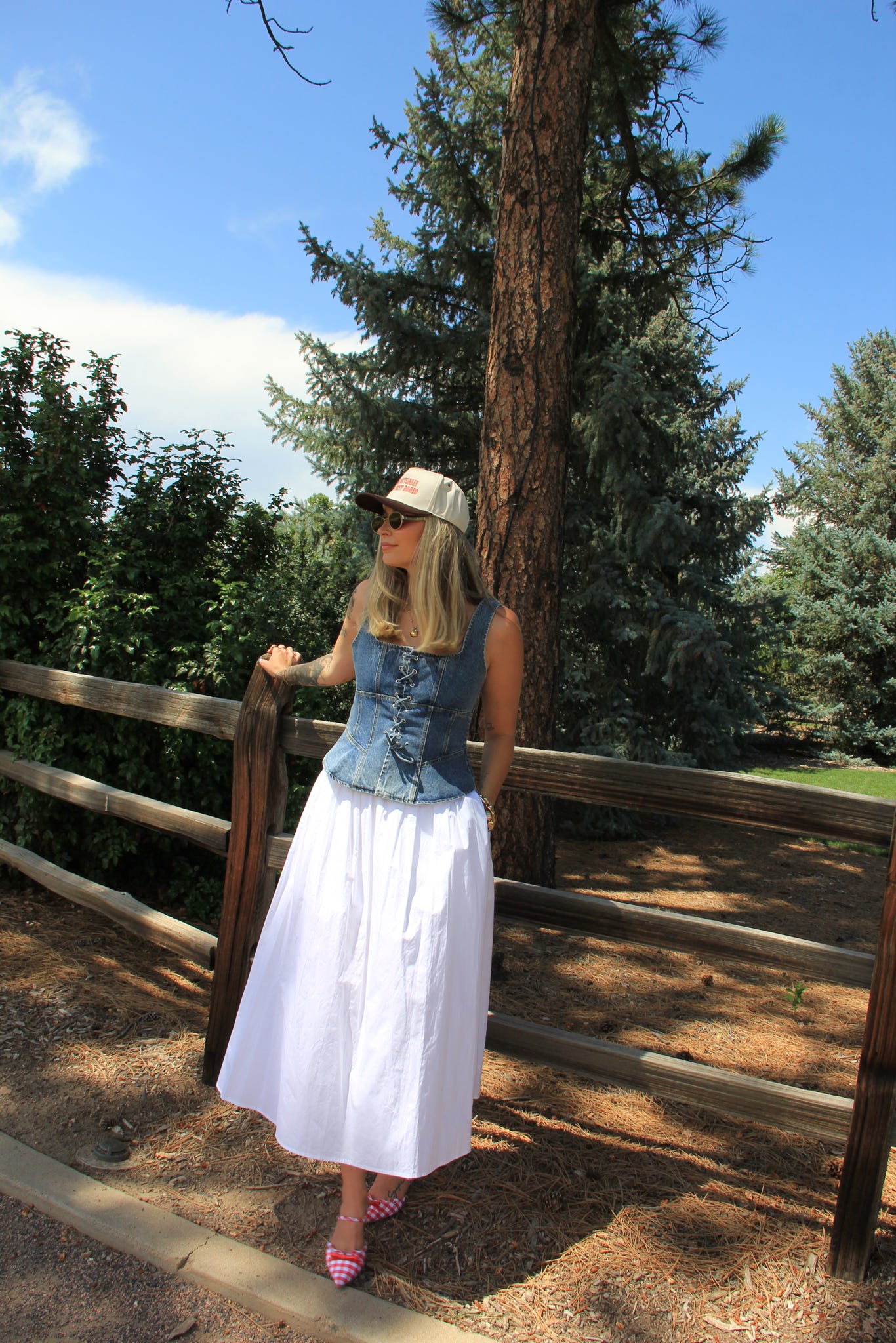 Winnie Cotton Maxi Skirt
