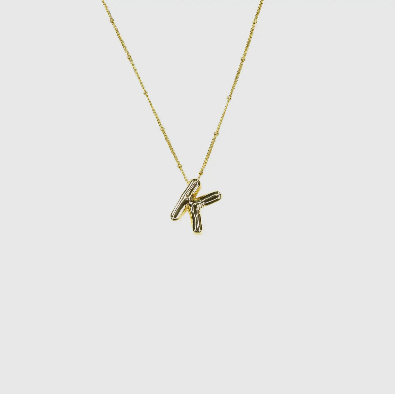 Letter Bubble Necklace