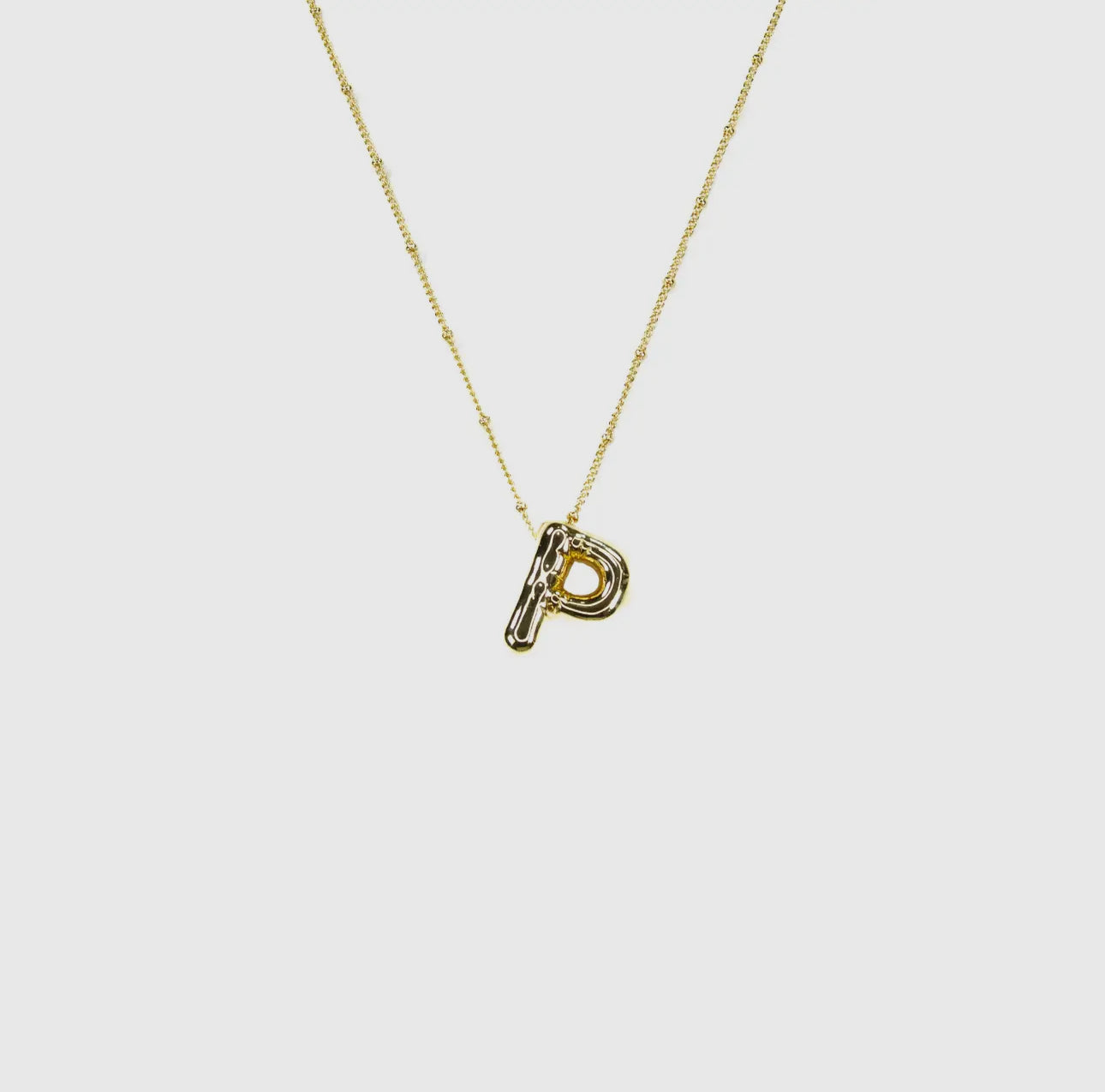 Letter Bubble Necklace