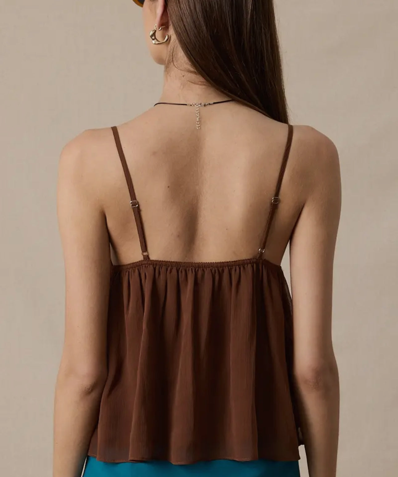 Nell Satin Tank