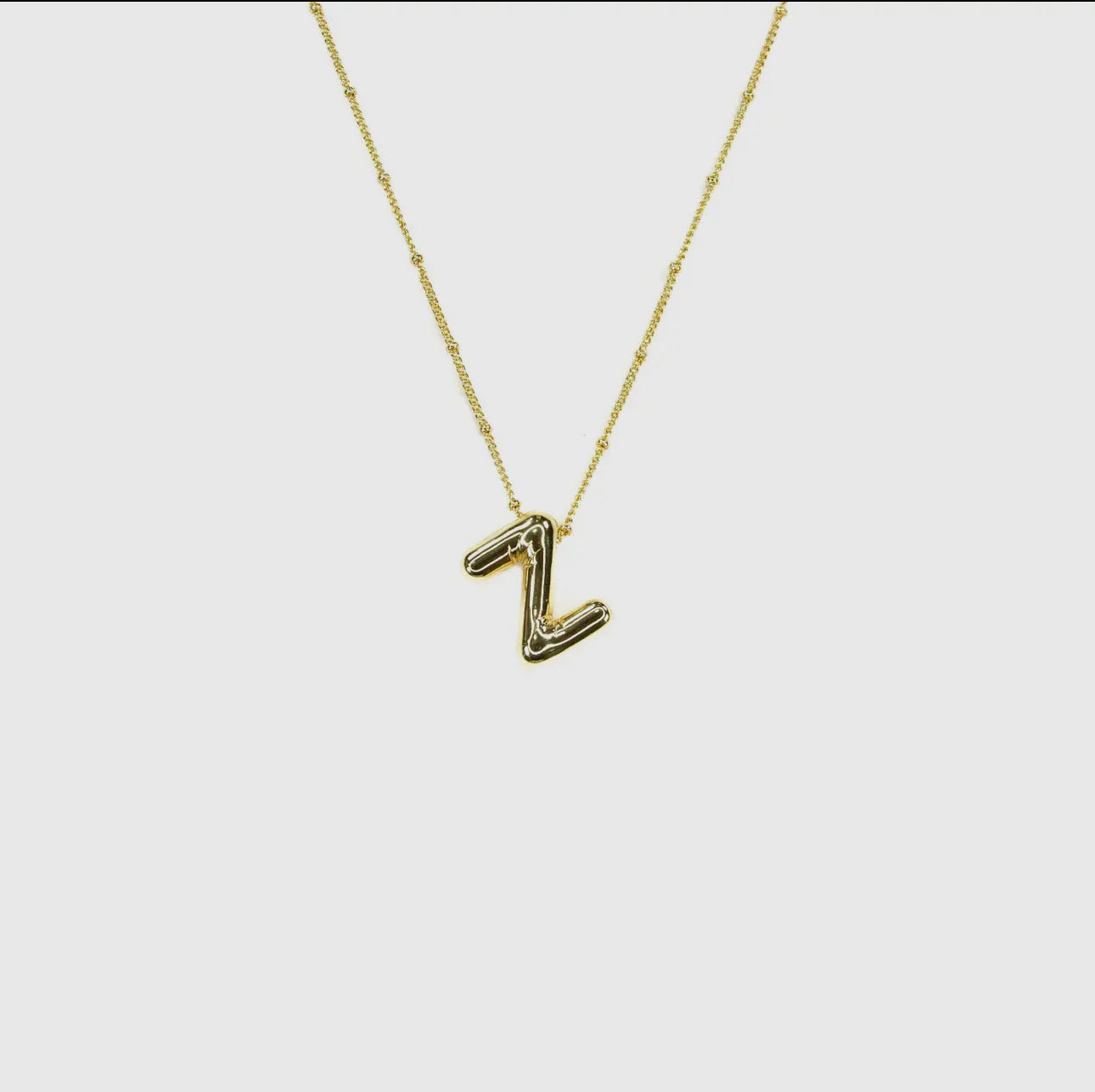 Letter Bubble Necklace