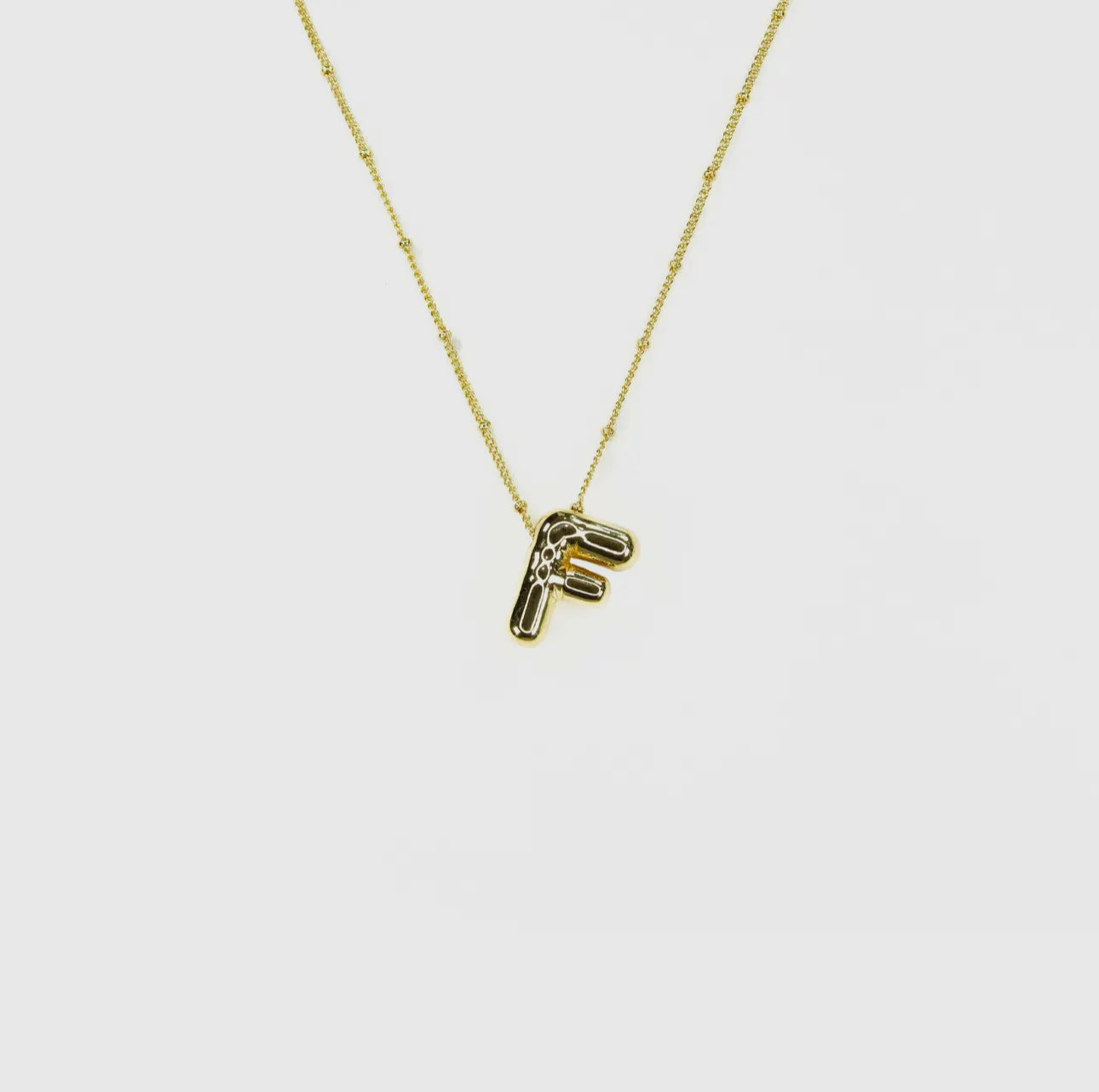 Letter Bubble Necklace