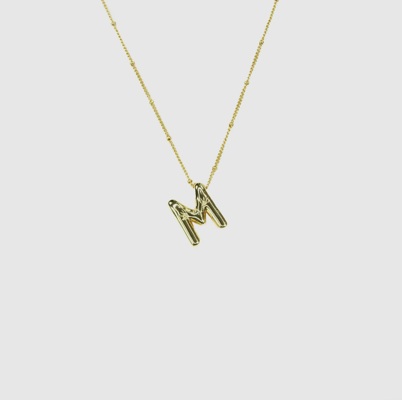 Letter Bubble Necklace