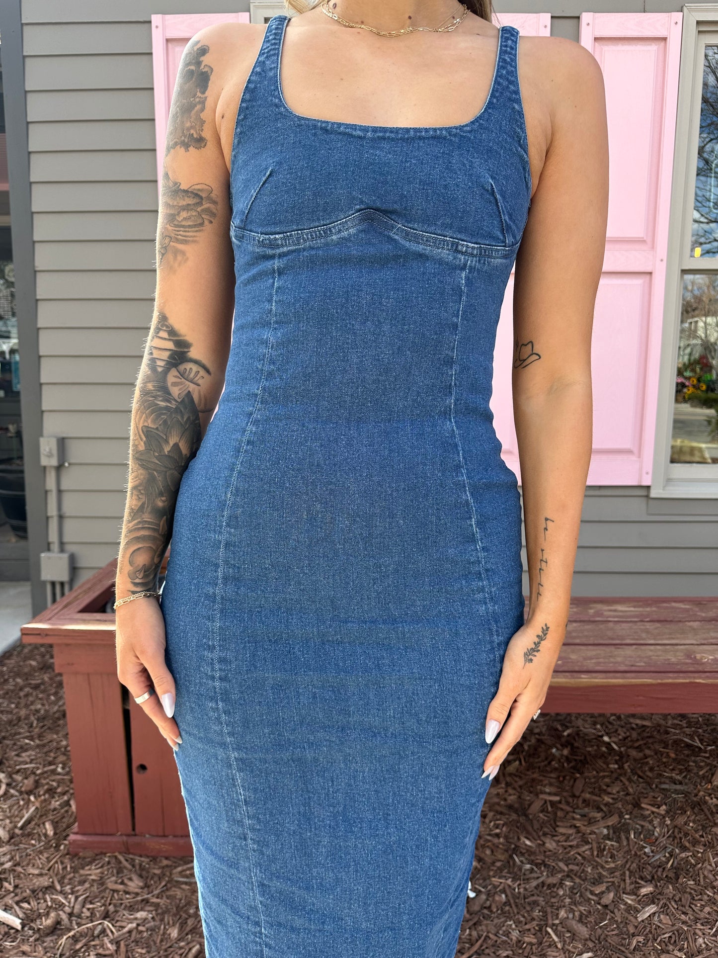 Colbie Denim Dress