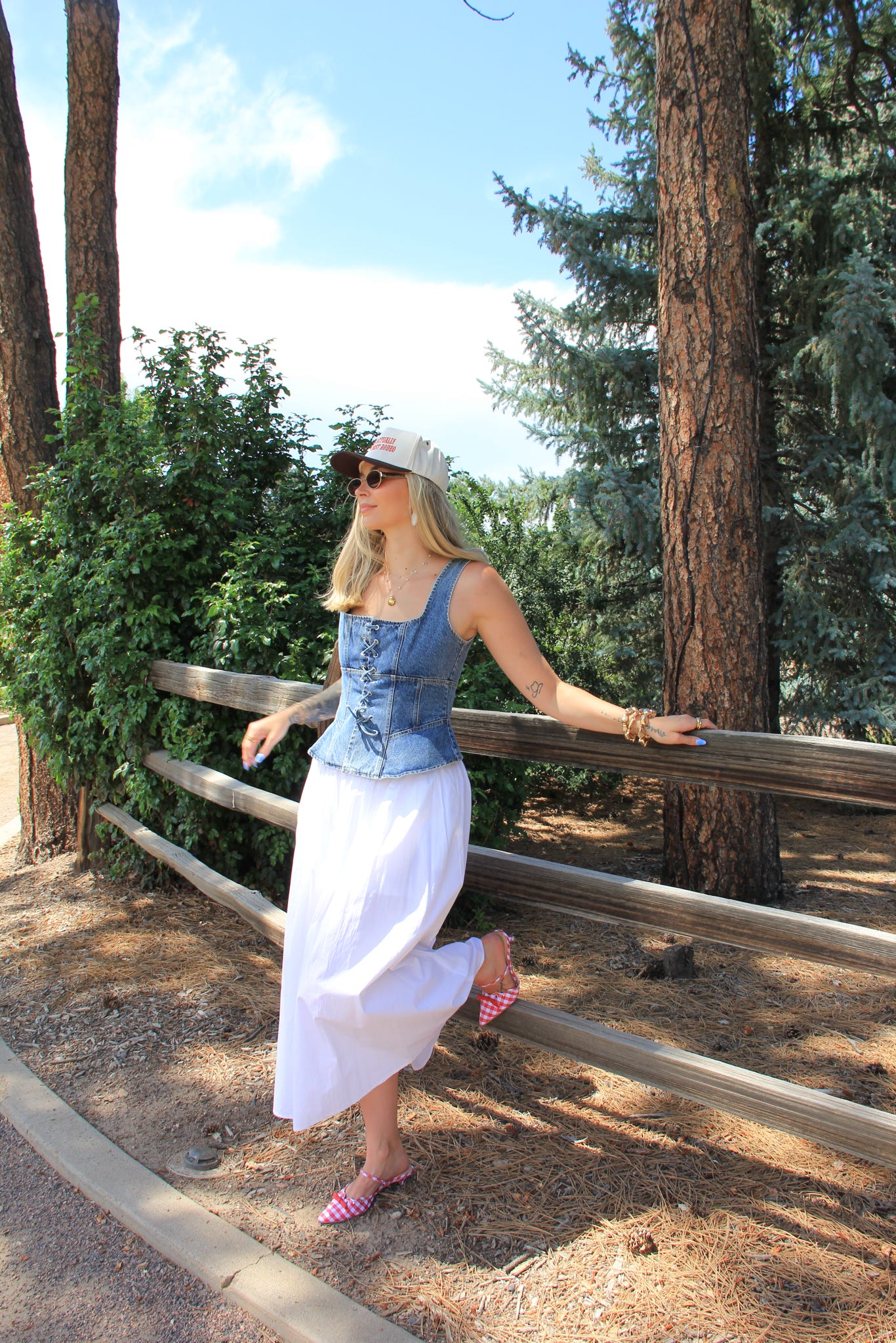Winnie Cotton Maxi Skirt
