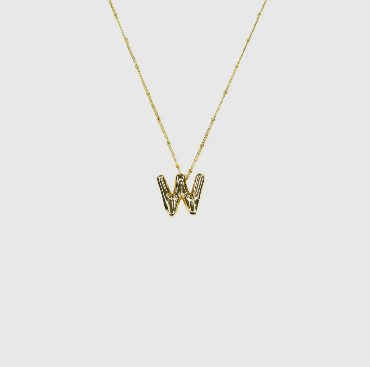 Letter Bubble Necklace