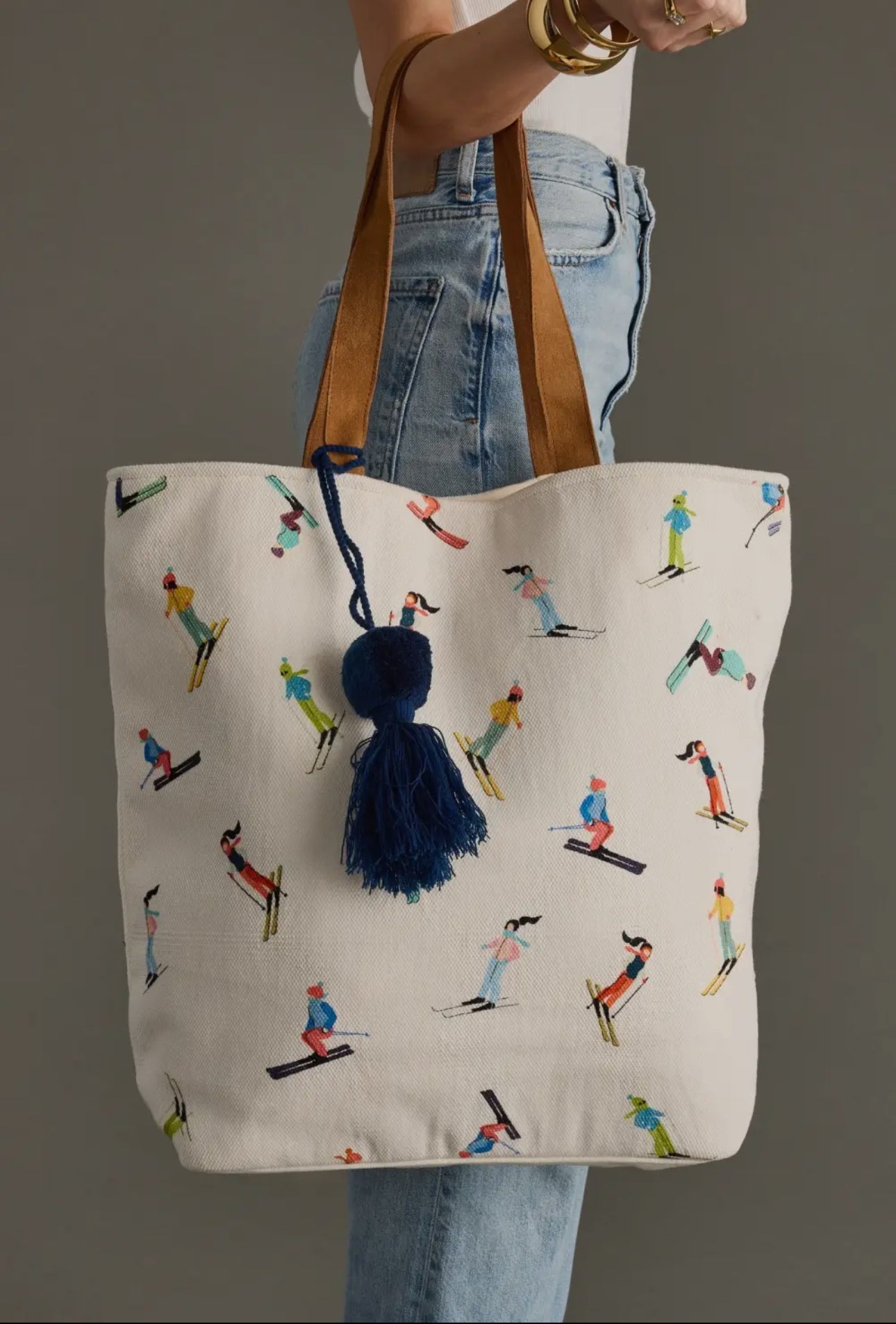 Mini Skiers Tote Bag