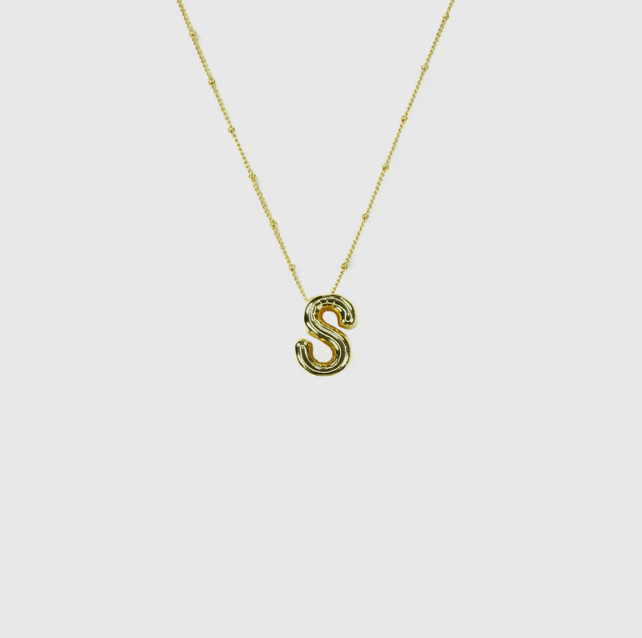 Letter Bubble Necklace