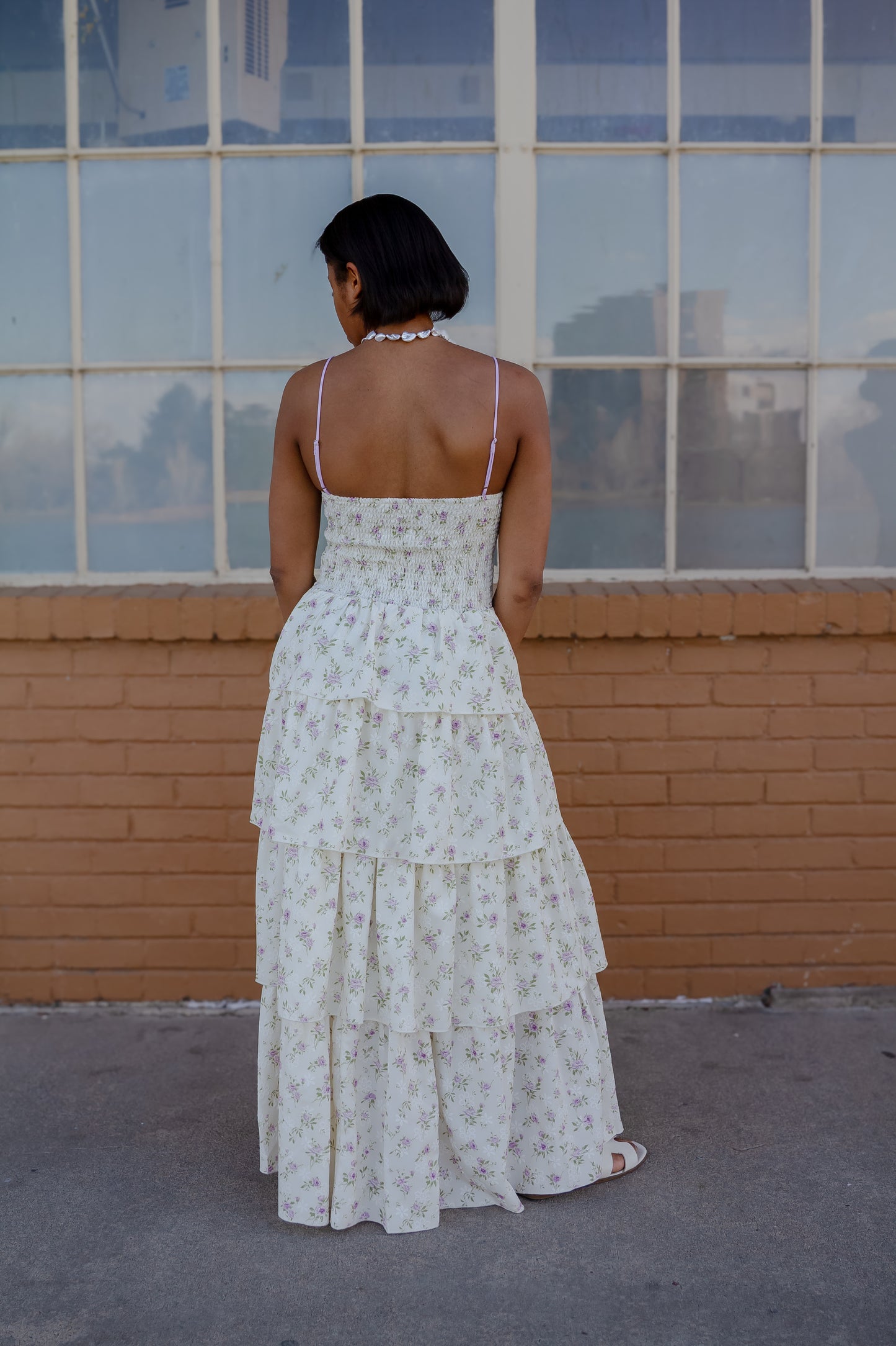Sunday Morning Tiered Dress