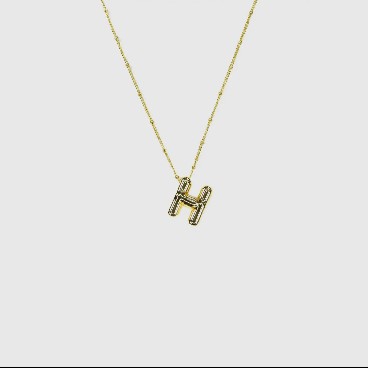 Letter Bubble Necklace