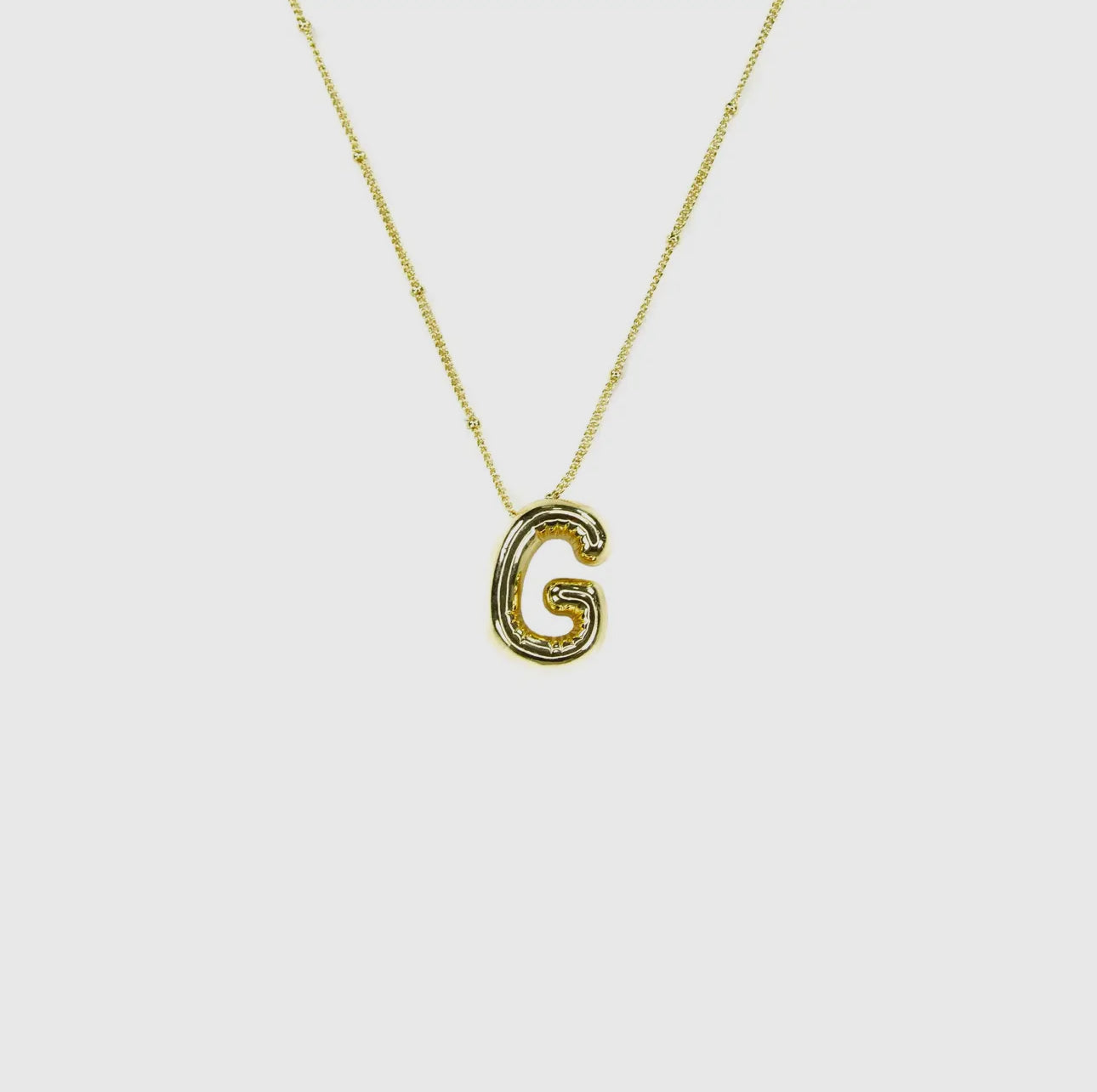 Letter Bubble Necklace