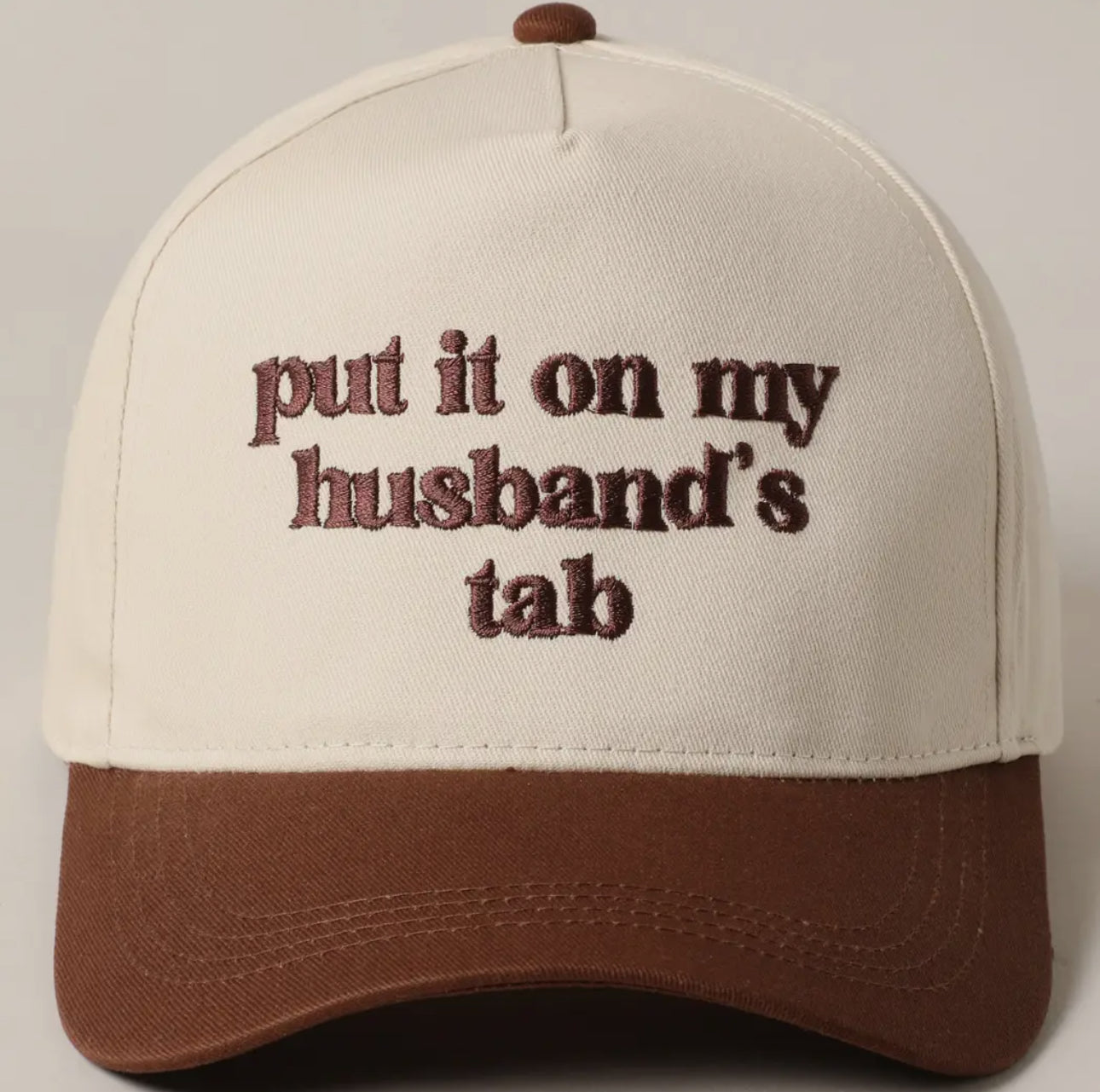 Put it on My Husband’s Tab Hat