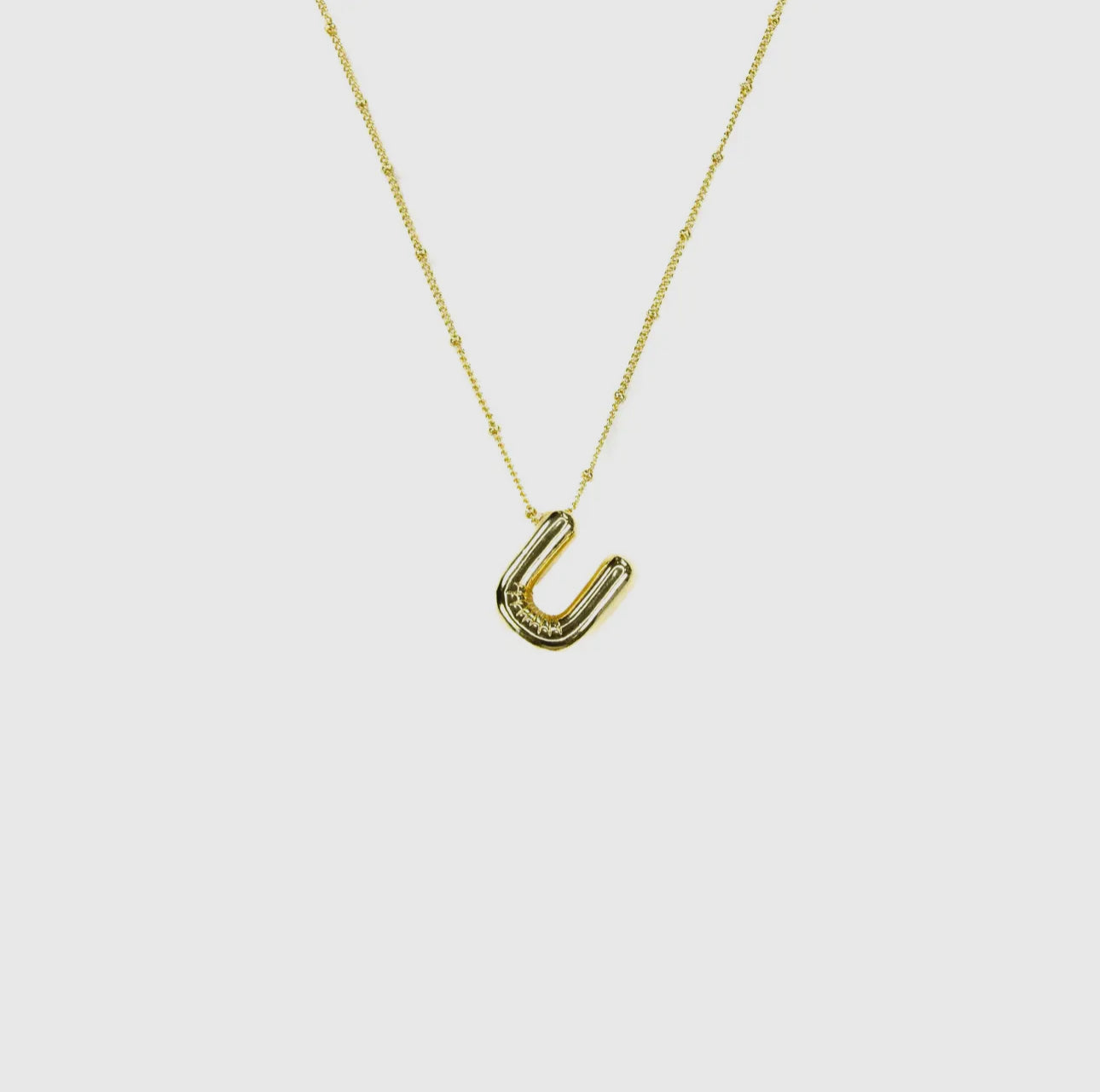 Letter Bubble Necklace