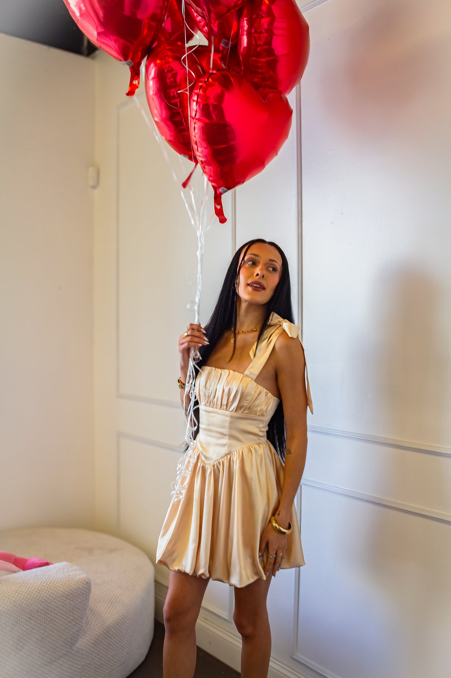 Champagne Showers Mini Dress