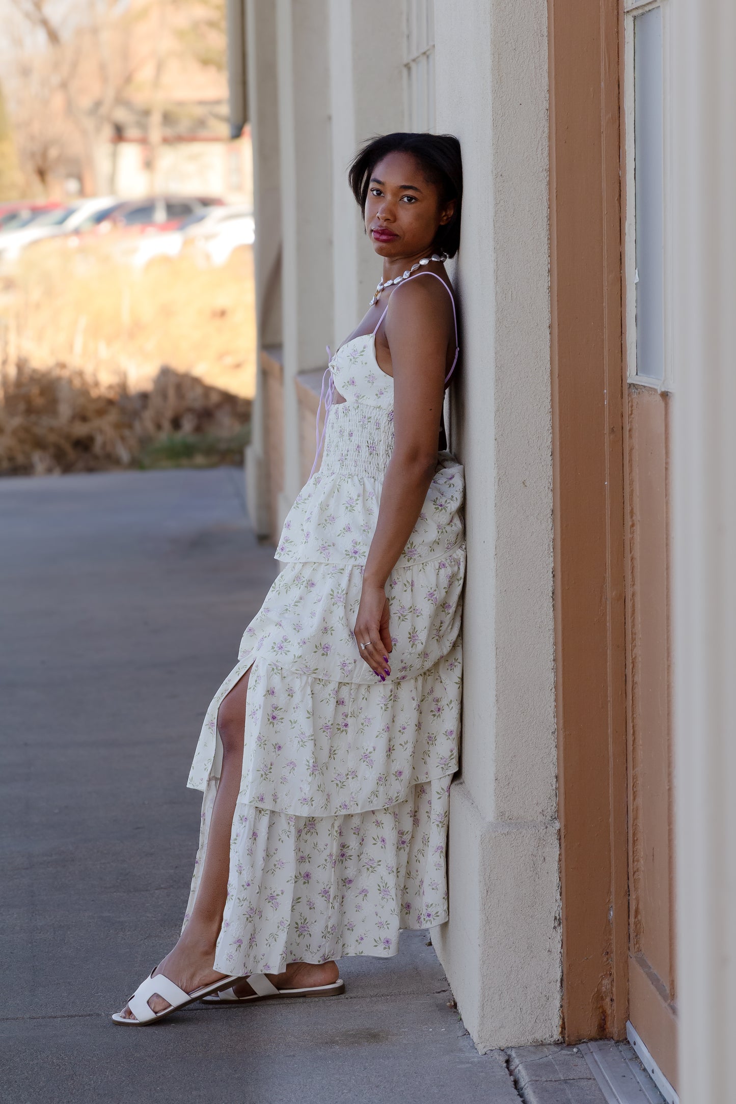 Sunday Morning Tiered Dress