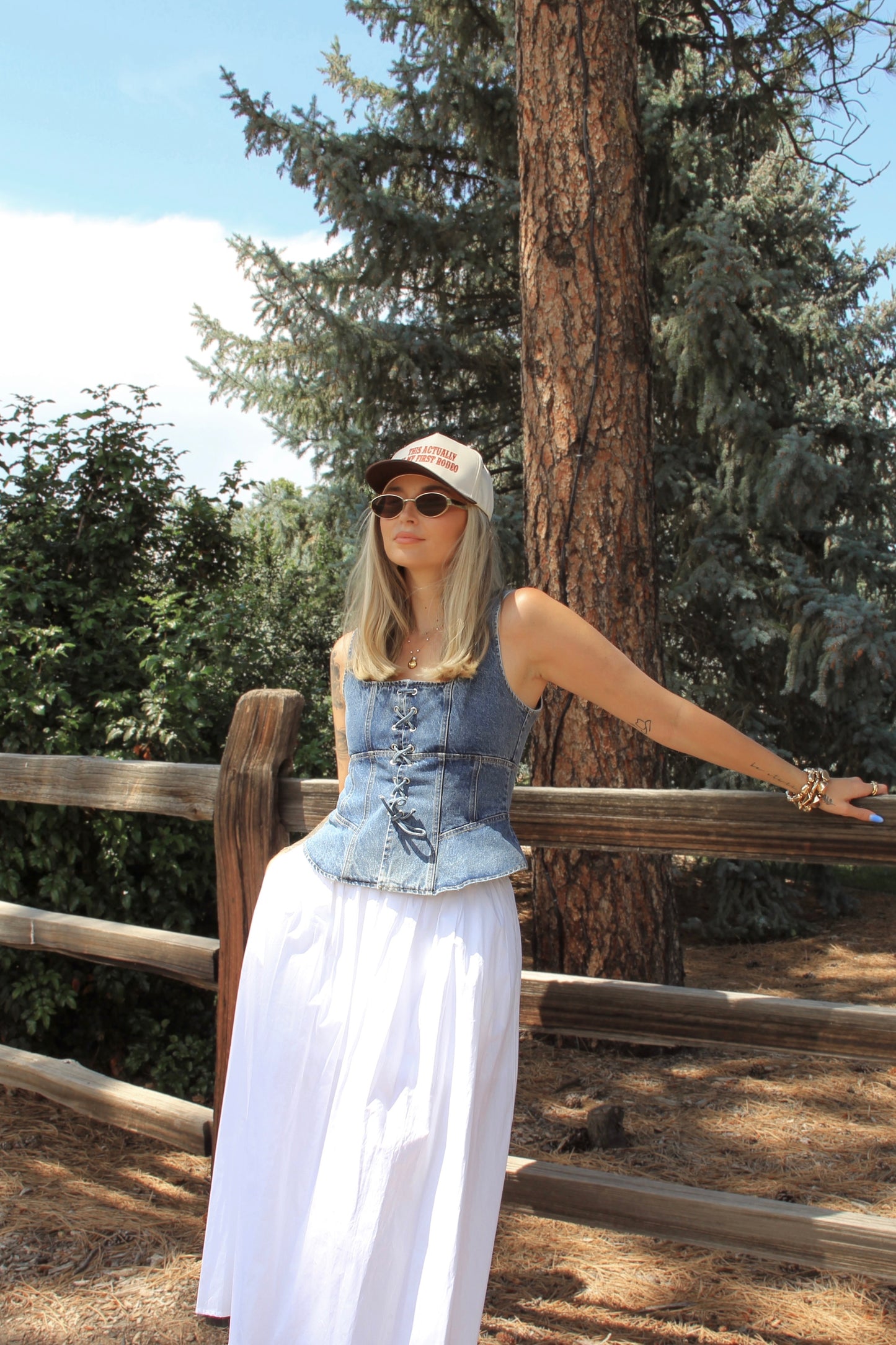Josie Denim Top