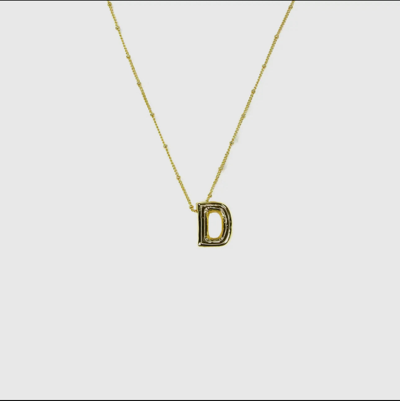 Letter Bubble Necklace