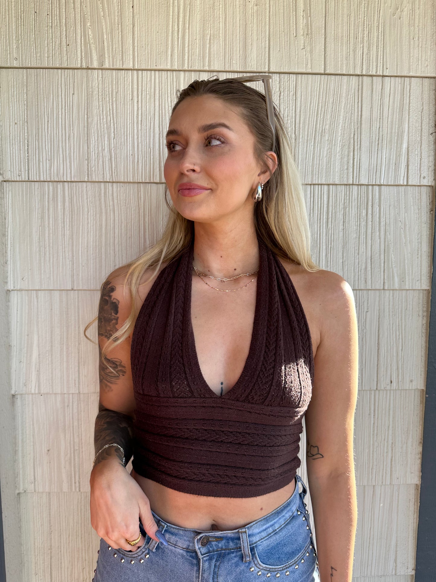 Maui Knit Halter Top