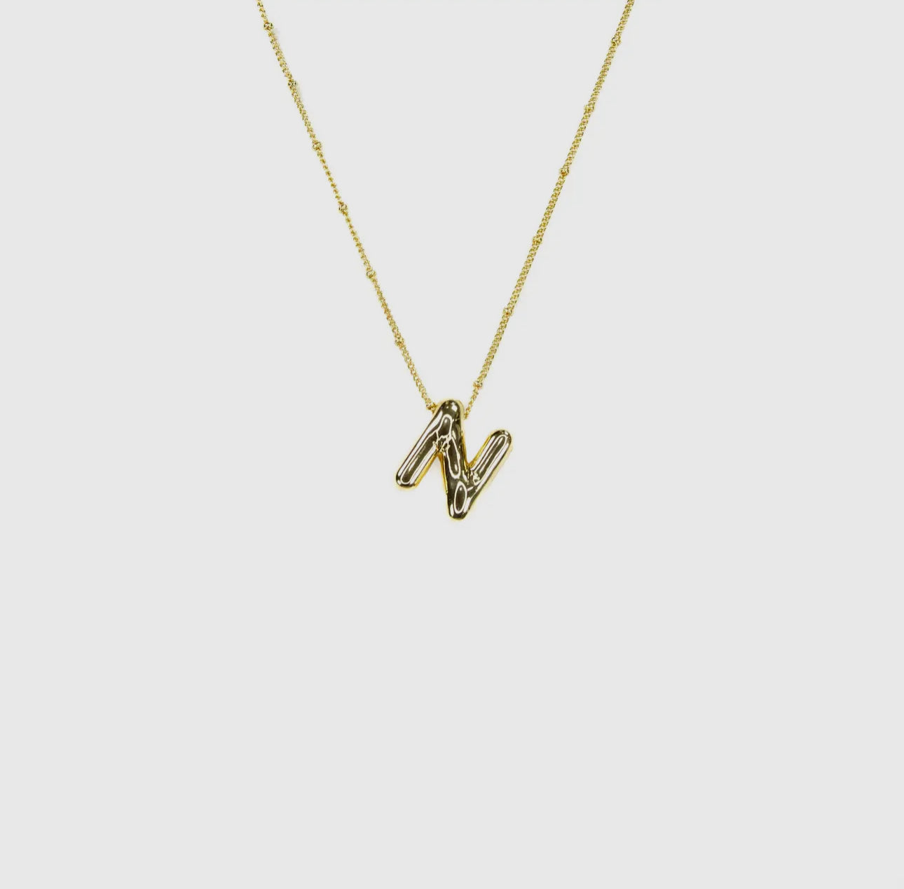Letter Bubble Necklace