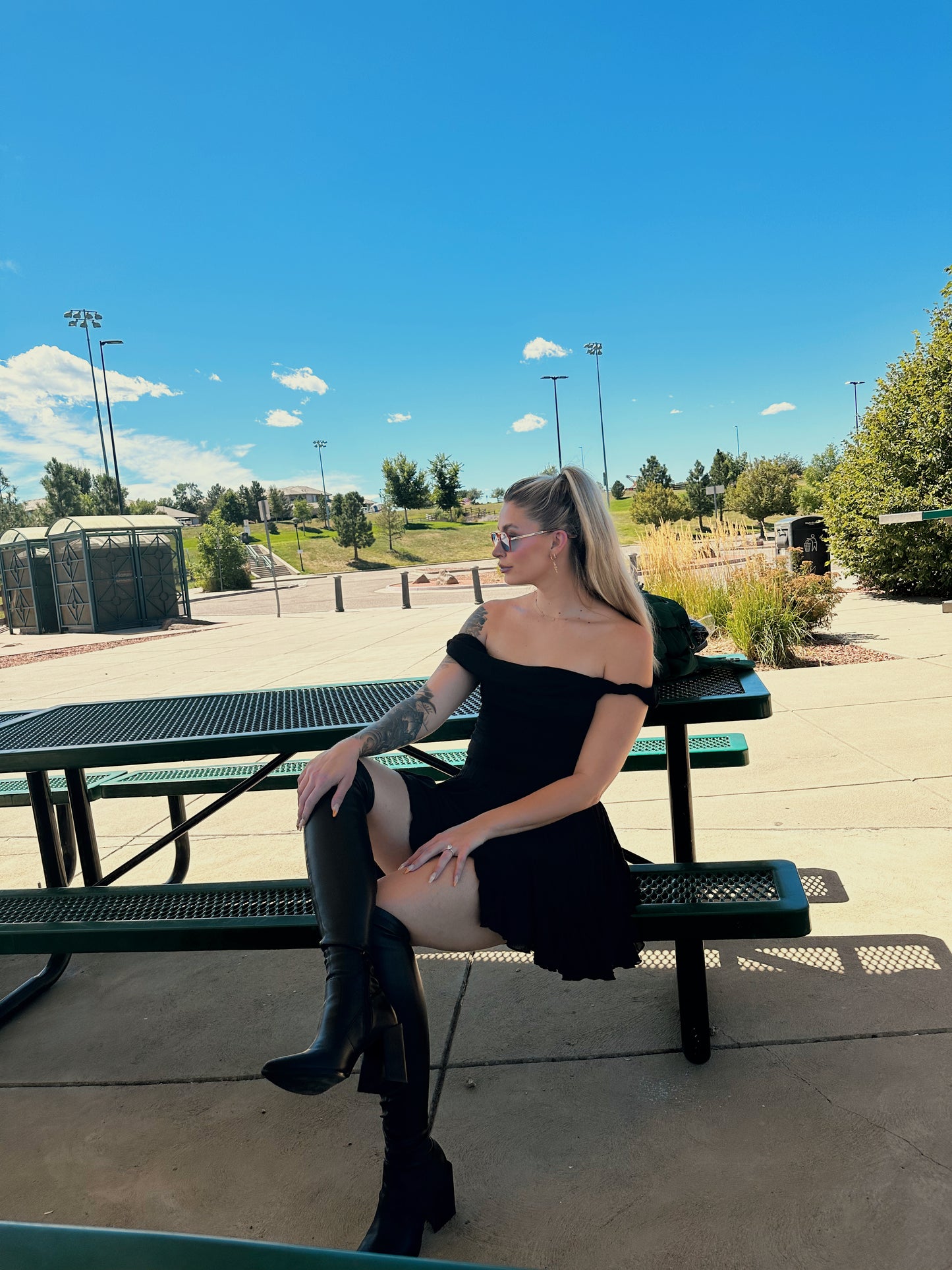 Isla Flared Mini Skirt