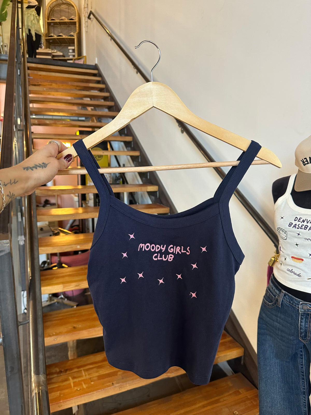 Moody Girls Club Mini Starburst Tank