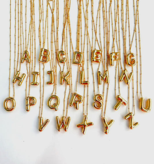 Letter Bubble Necklace