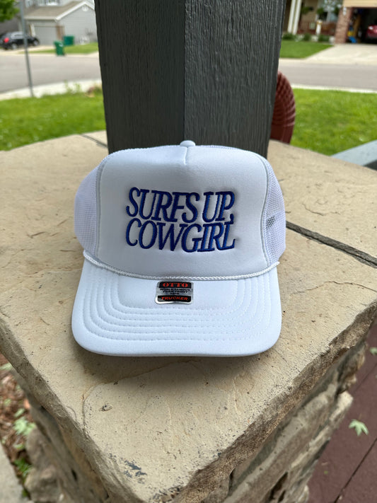 Surfs Up Cowgirl Trucker Hat