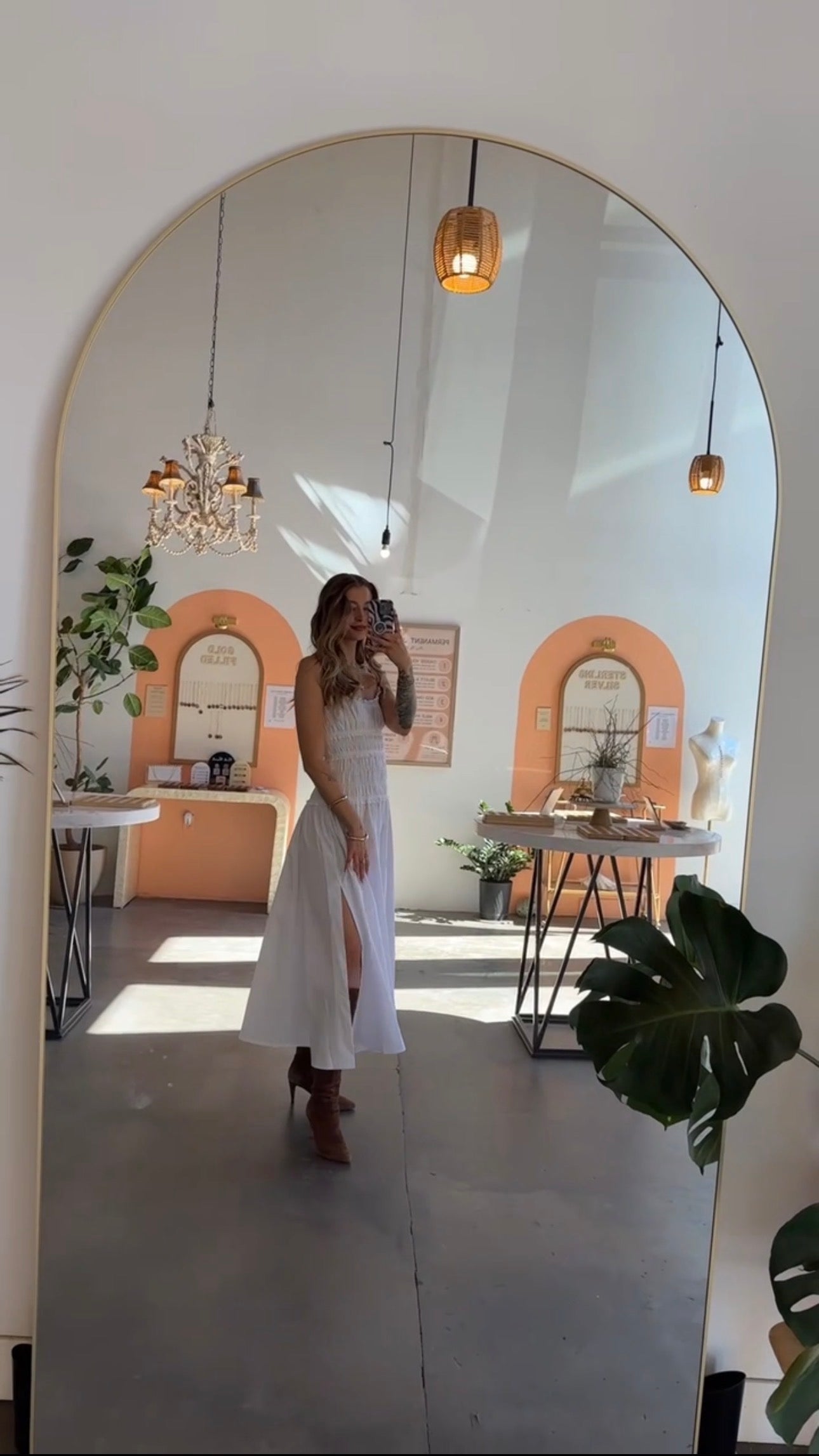 Soho Afternoon Smocked Maxi Dress