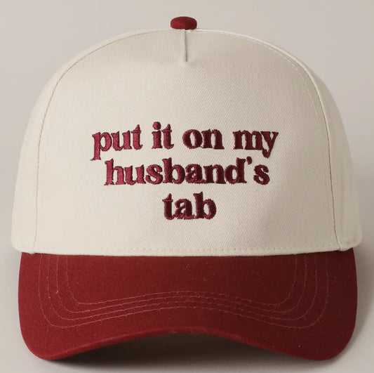 Put it on My Husband’s Tab Hat