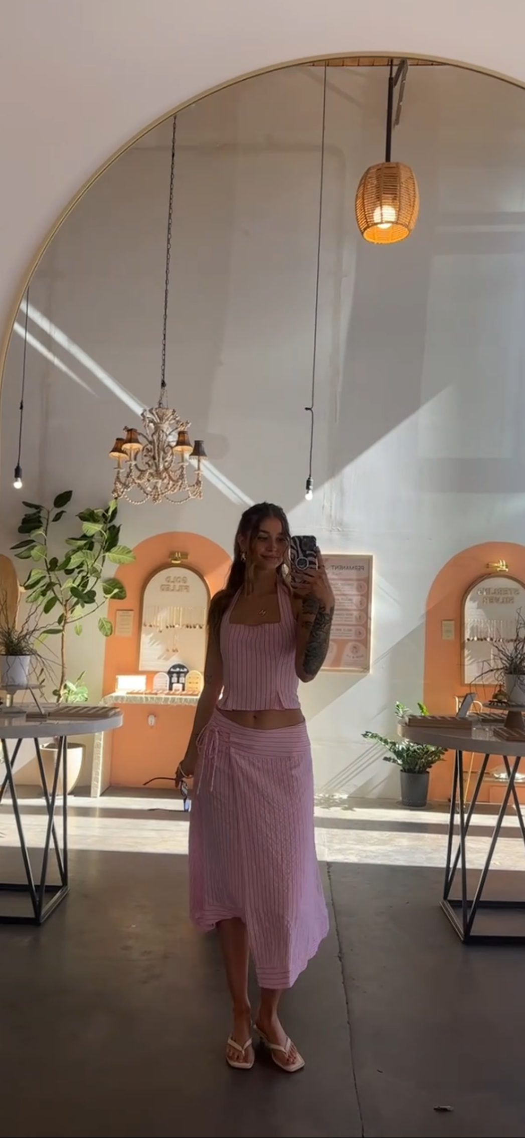 Alice Striped Halter Top
