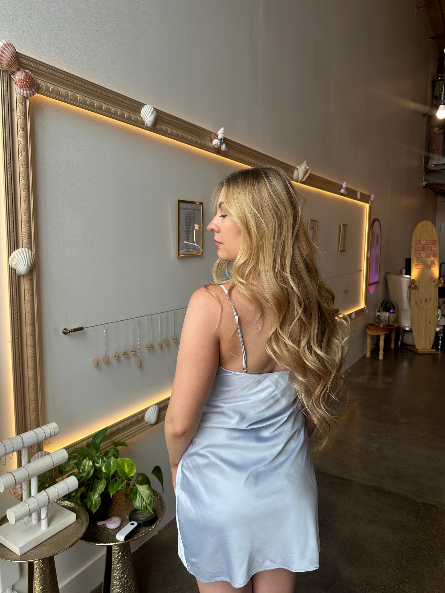 Clover Satin Dress
