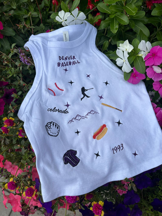 Patchwork Team High Neck Tank