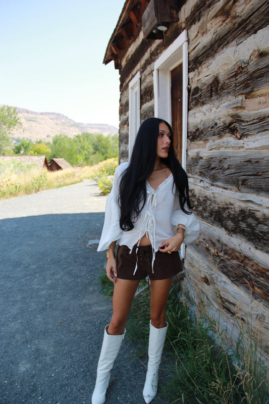 Sadie Balloon Sleeve Top