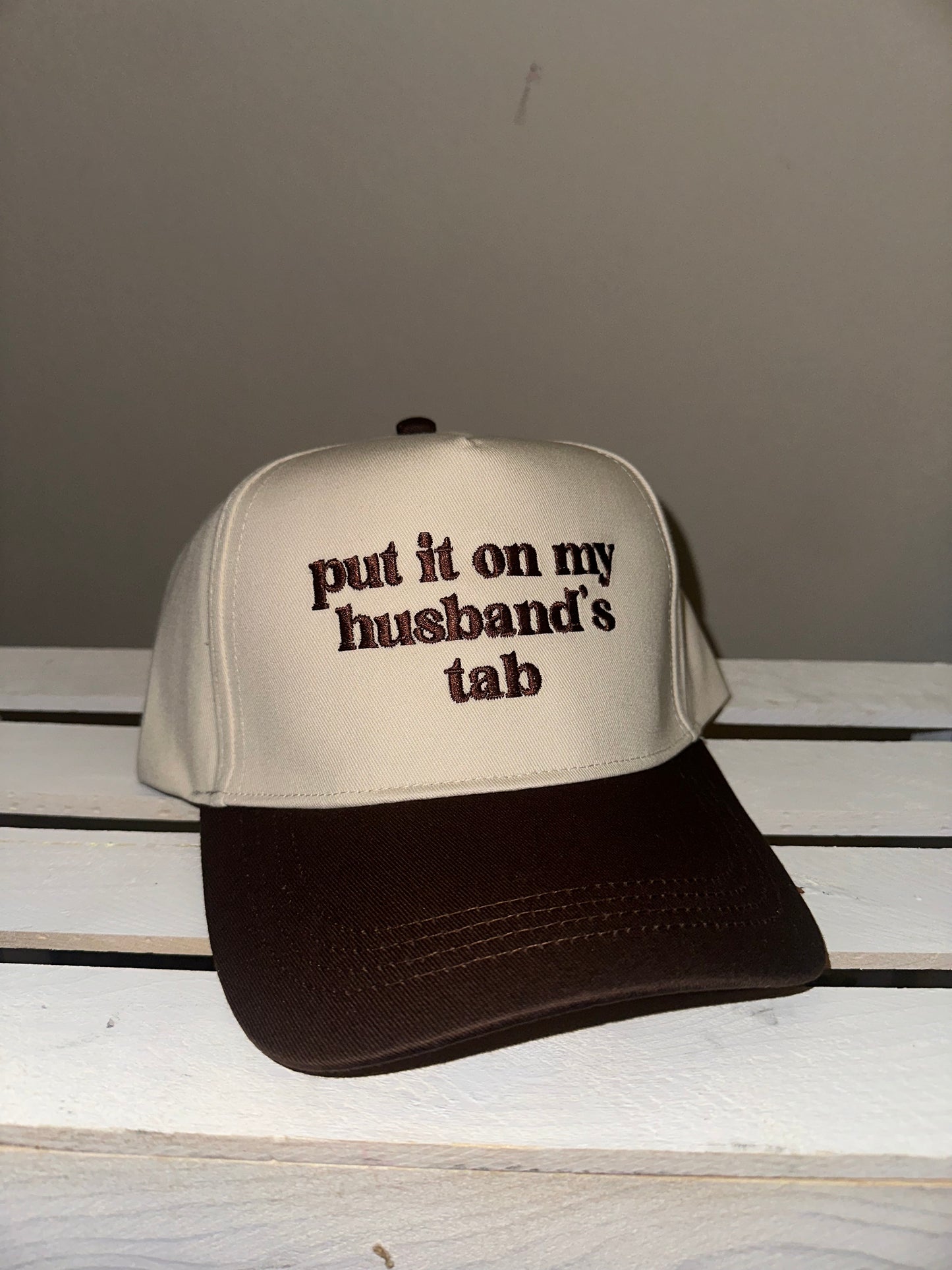 Put it on My Husband’s Tab Hat