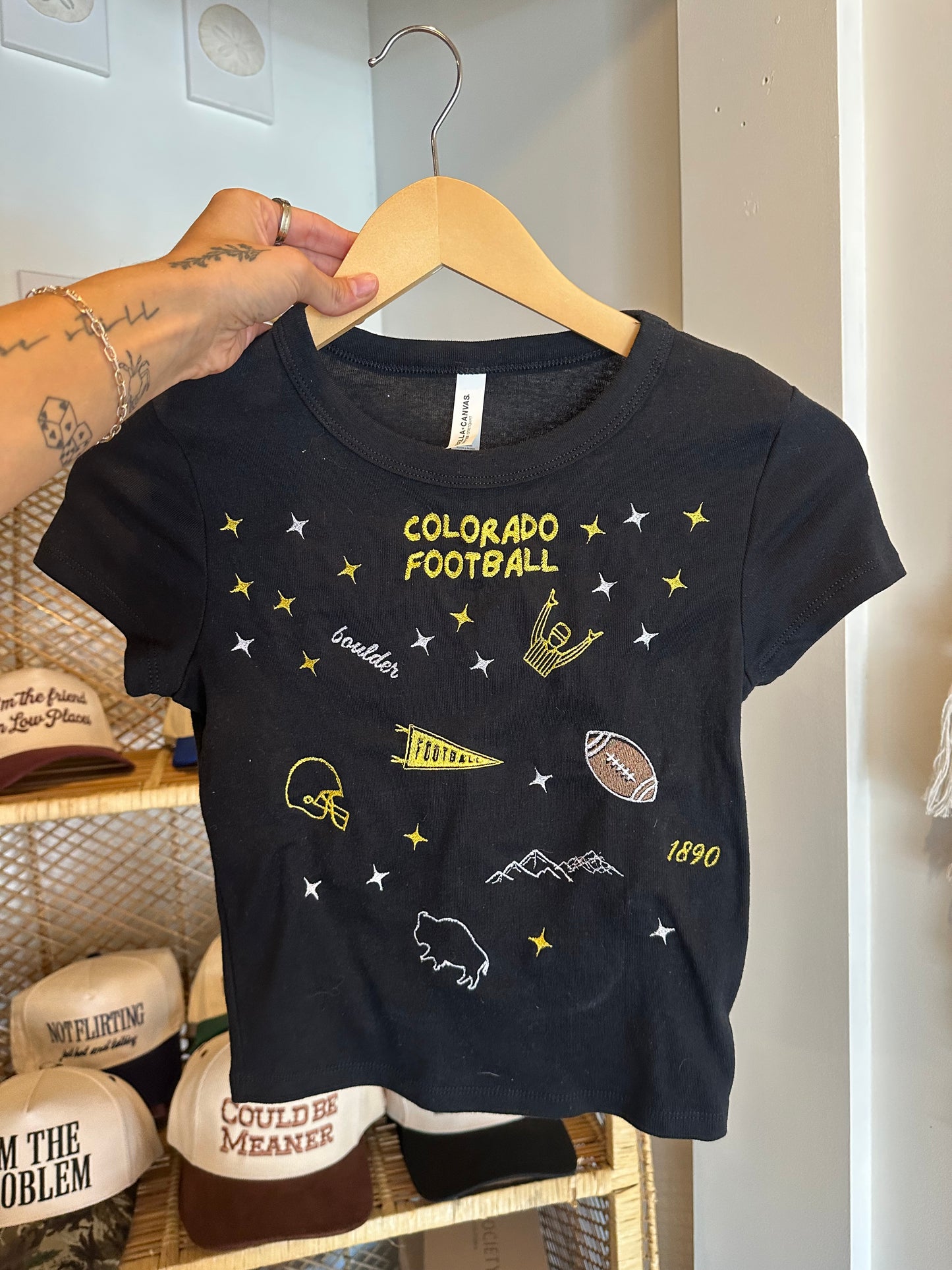 Custom Patchwork Baby Doll Tee
