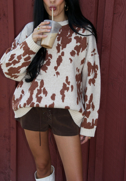 Teddy Suede Mini Shorts