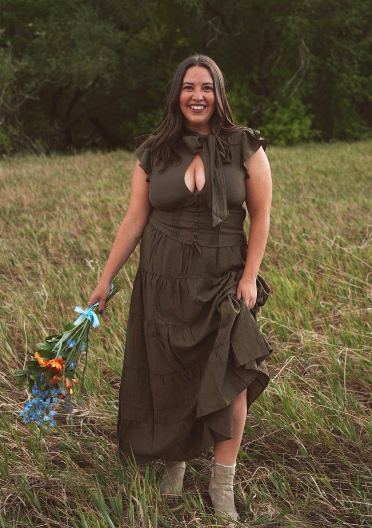 Gracie Tiered Maxi Skirt