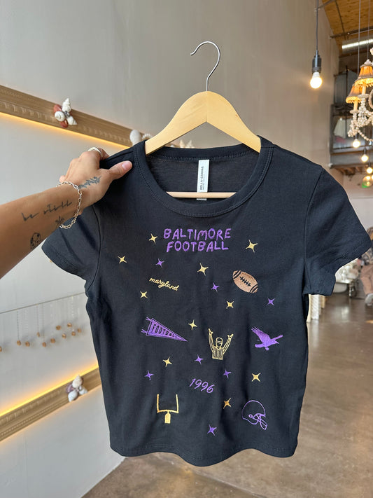 Custom Patchwork Baby Doll Tee