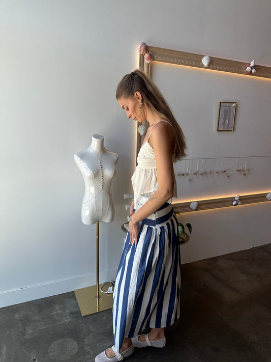 Mary Jane Striped Skirt