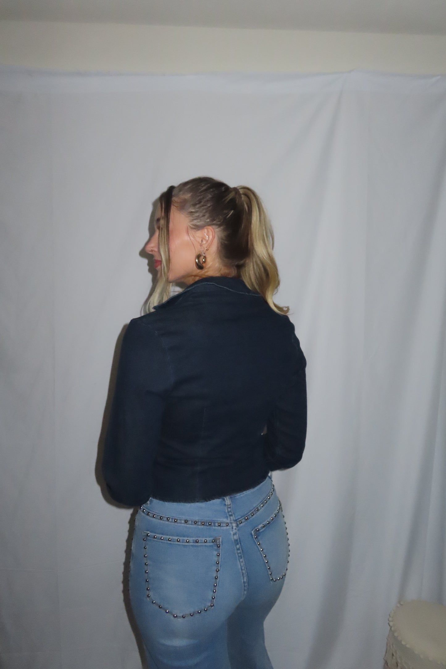 Avery Denim Top