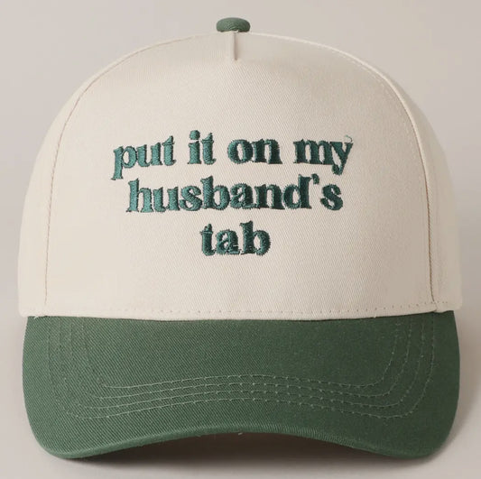 Put it on My Husband’s Tab Hat