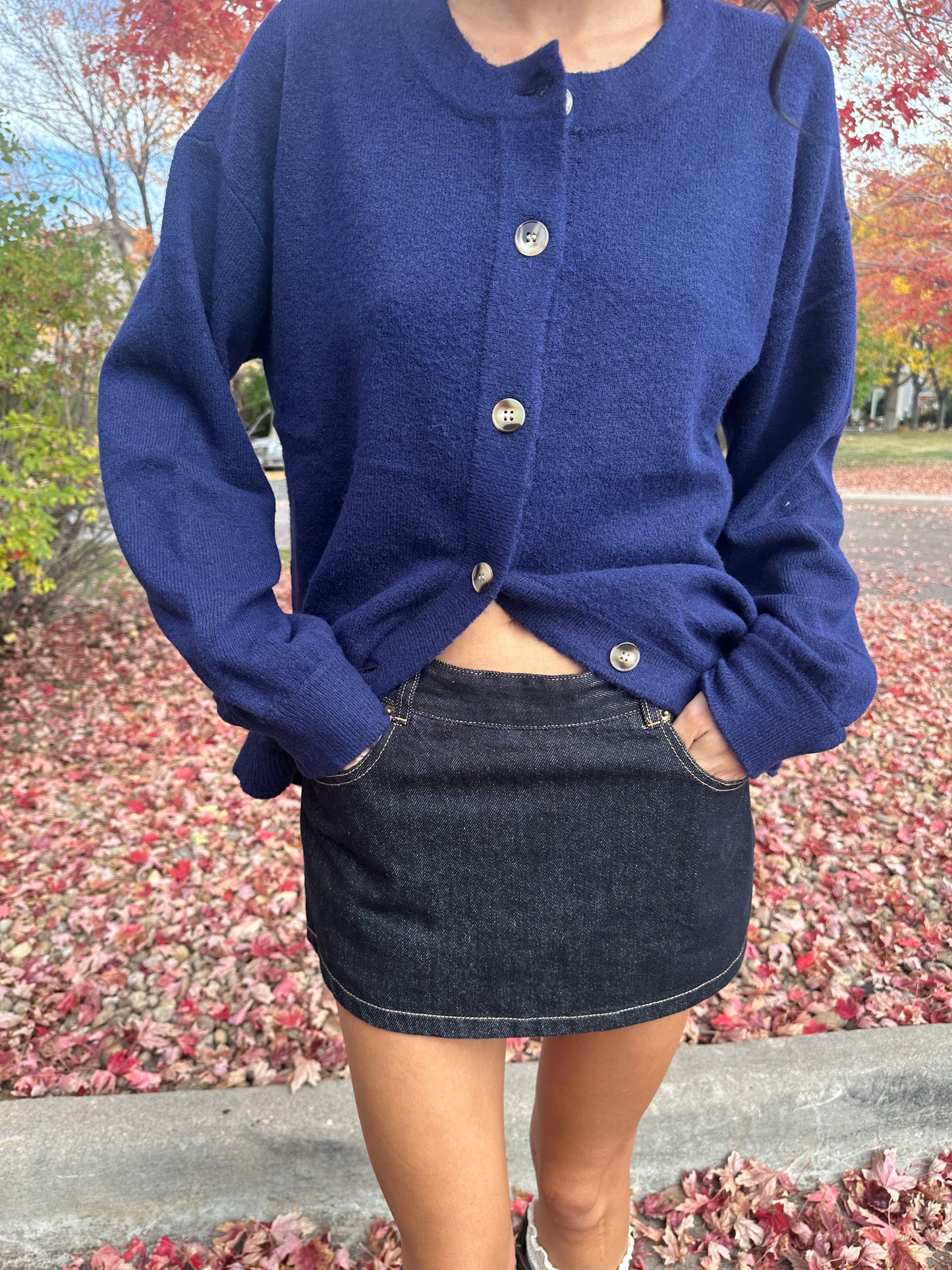 Breck Denim Mini Skort