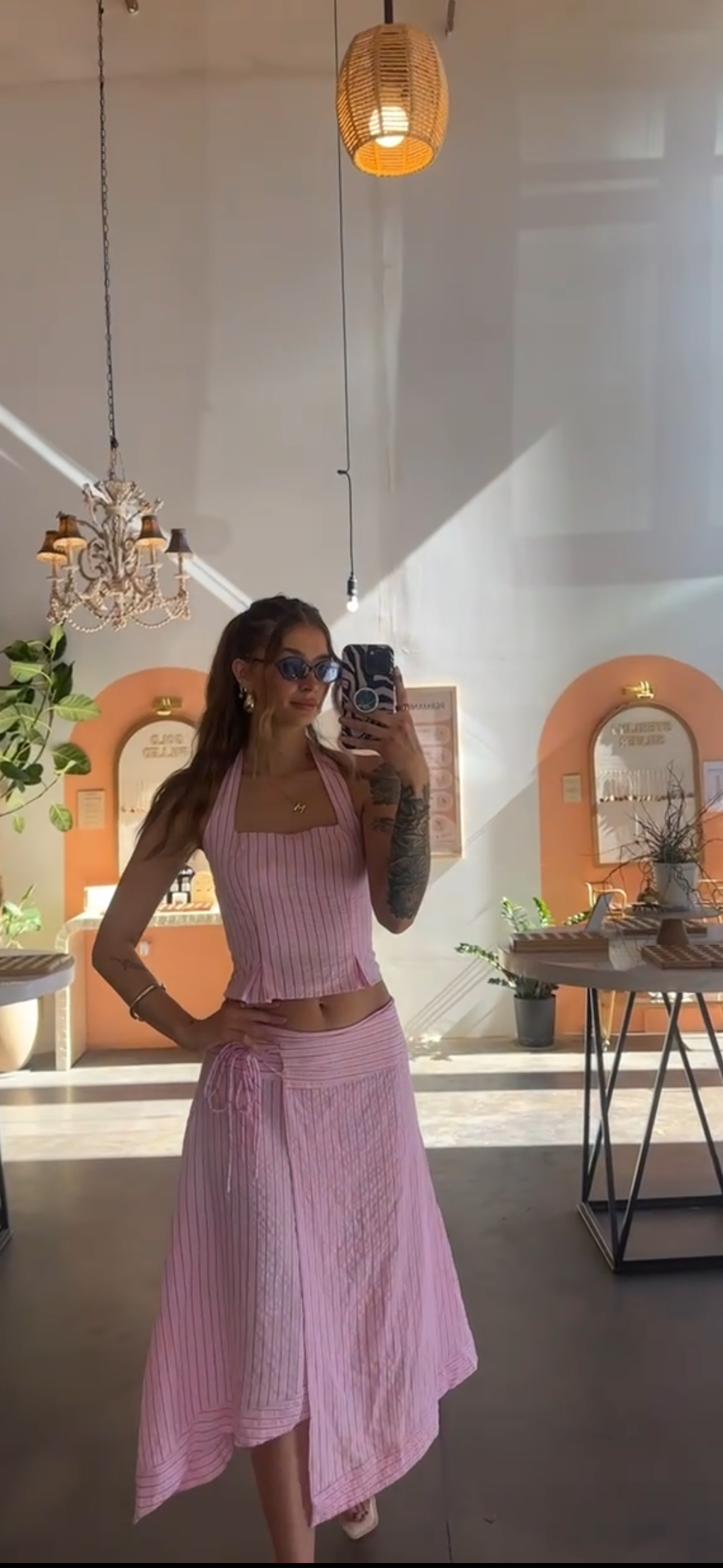 Alice Striped Halter Top